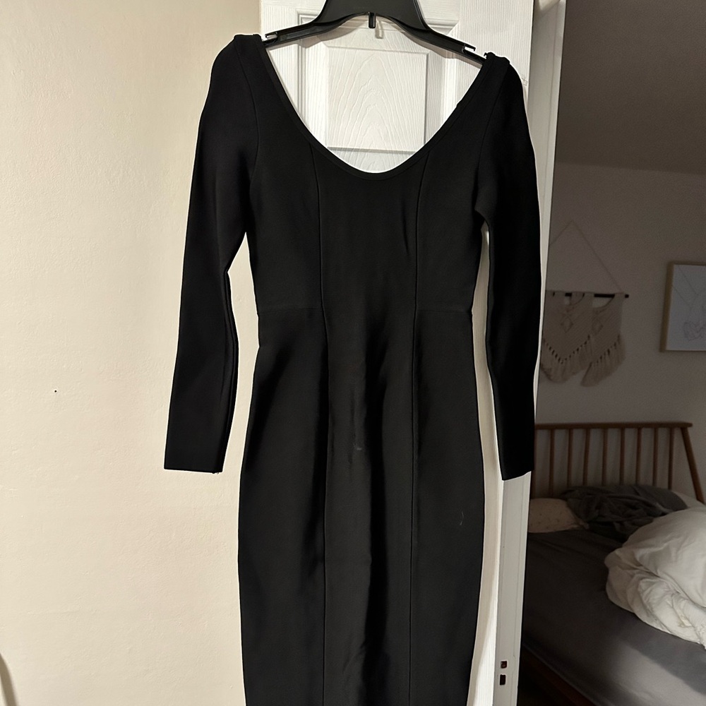 Elliatta black bodycon midi dress - sz.XS